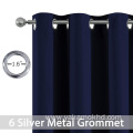 Navy Blue Curtains with grommet